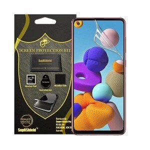 (3 Pack) For Samsung Galaxy A21s Anti Glare Matte Plastic Soft Pet Screen Protector Film Guard (3 Pack) For Samsung Galaxy A21s Anti Glare Matte Plastic Soft Pet Screen Protector Film Guard